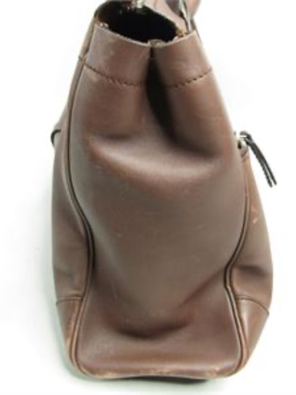 Brunello Cucinelli vintage leather duffel. - Picture 8 of 9
